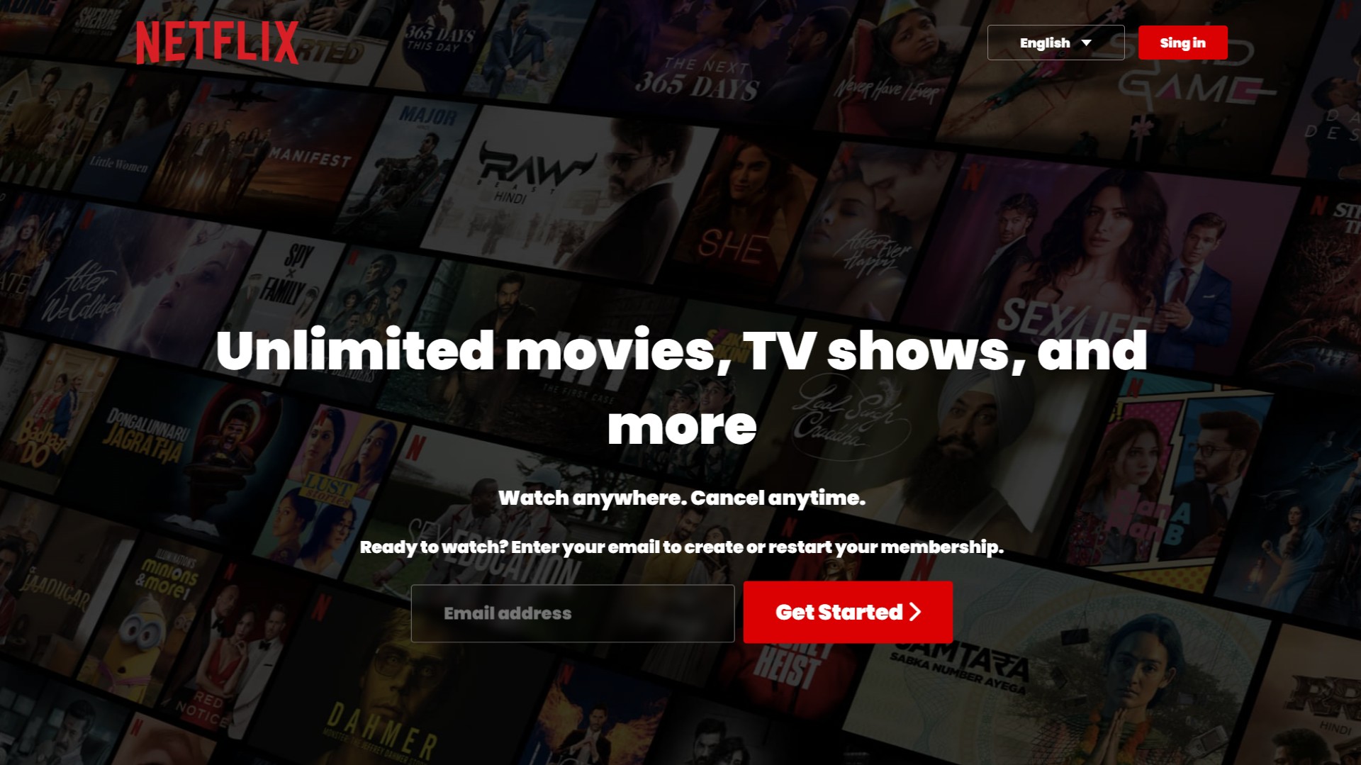 Netflix Website Clone